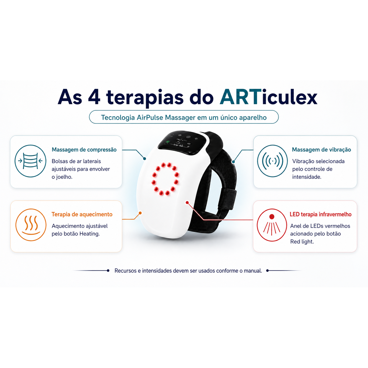 ARTiculex - Terapia Ortopédica 4em1 para dores no joelho