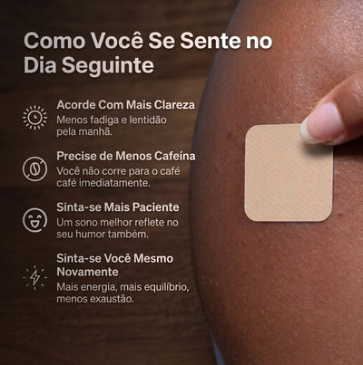 Adormece – Adesivo para dormir de fórmula natural ajuste contra insônia