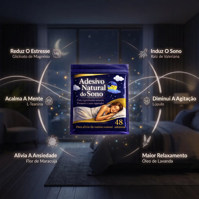 Adormece – Adesivo para dormir de fórmula natural ajuste contra insônia