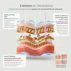 Massageador MicroGlow™ 3 em 1 anti - envelhecimento e lifting — modos lifting, firmeza e rejuvenescimento das células| Purevital