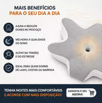 Travesseiro ortopédica confort life - ajuste e correção postural durante o sono com apoio de braço