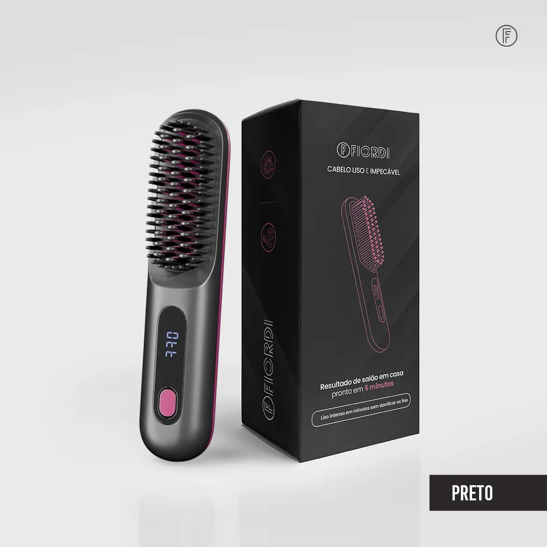 Escova Alisadora Portátil - BeautyMax Pro®