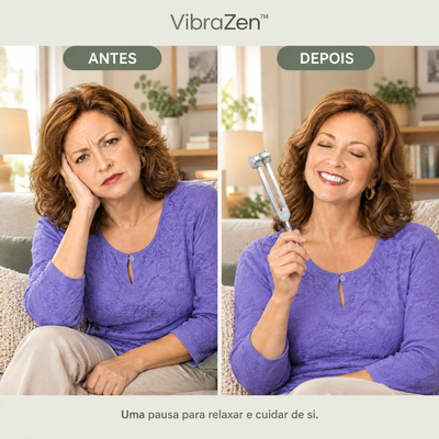 Diapasão Terapêutico VibraZen™ 128 Hz | Vibração Sonora para Relaxamento e Restauração energetica| purevital